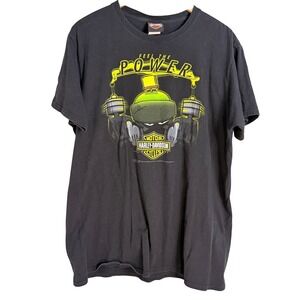 Harley Davidson Looney Tunes Marvin the Martian Shirt XL Ventura Camarillo Black